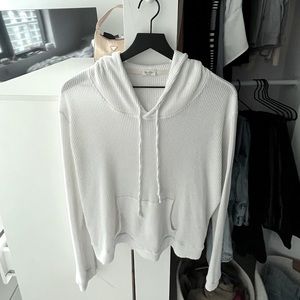 White John Galt Ribbed Sweatshirt
